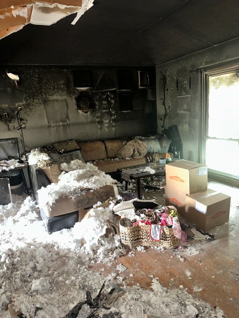 Swift Fire Damage Cleanout Brings Relief image